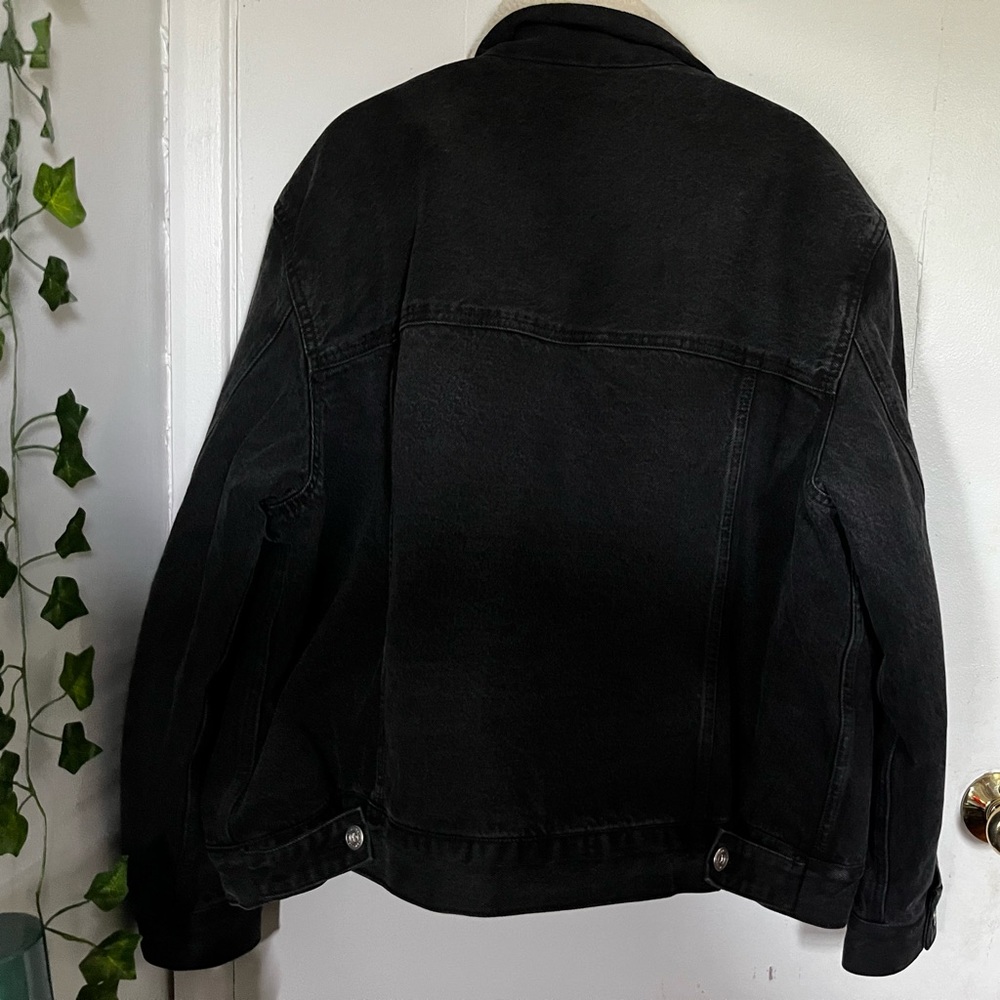Black jean jacket - Picture 2 of 3